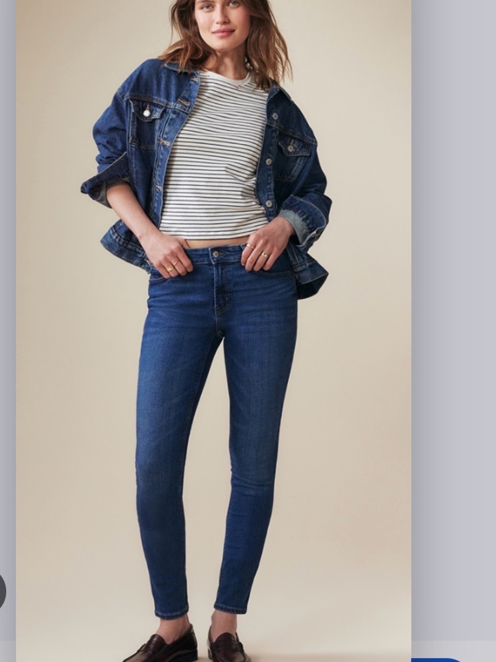 Old Navy Dark Blue Pop Icon Skinny Jeans